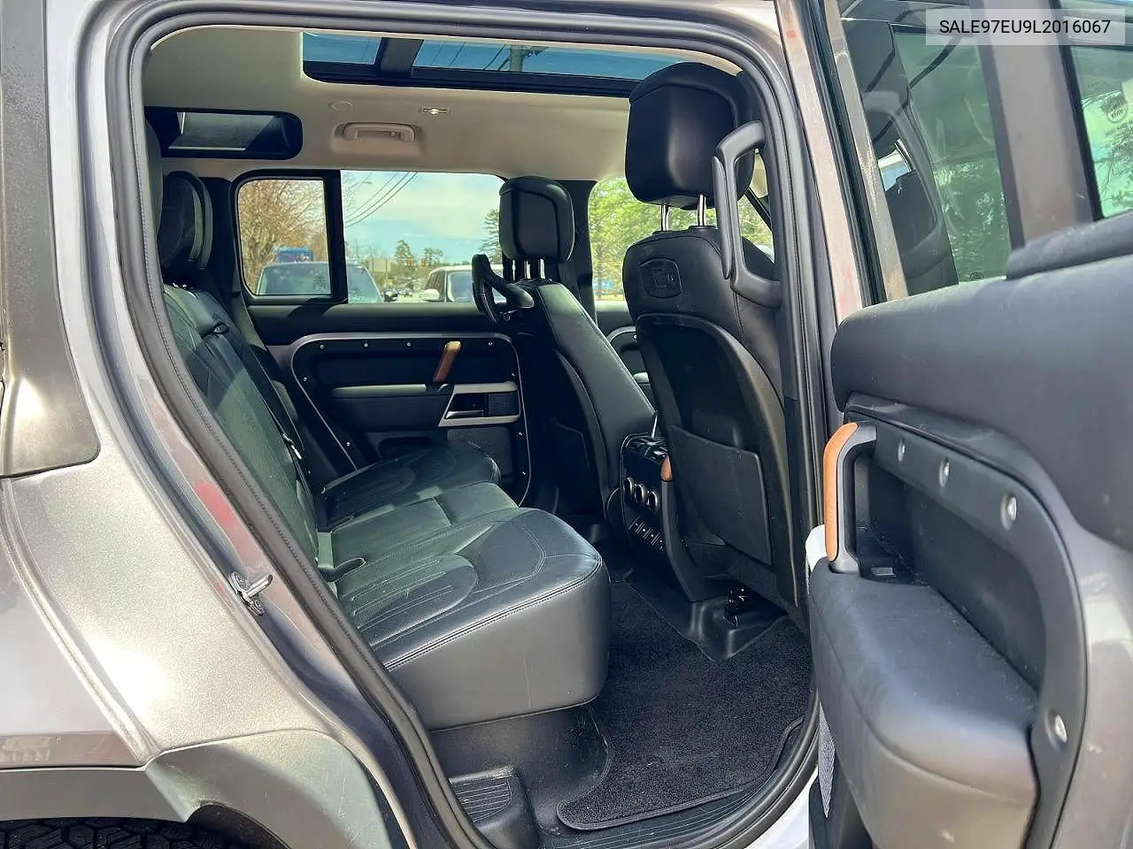2020 Land Rover Defender 110 Hse VIN: SALE97EU9L2016067 Lot: 60621566
