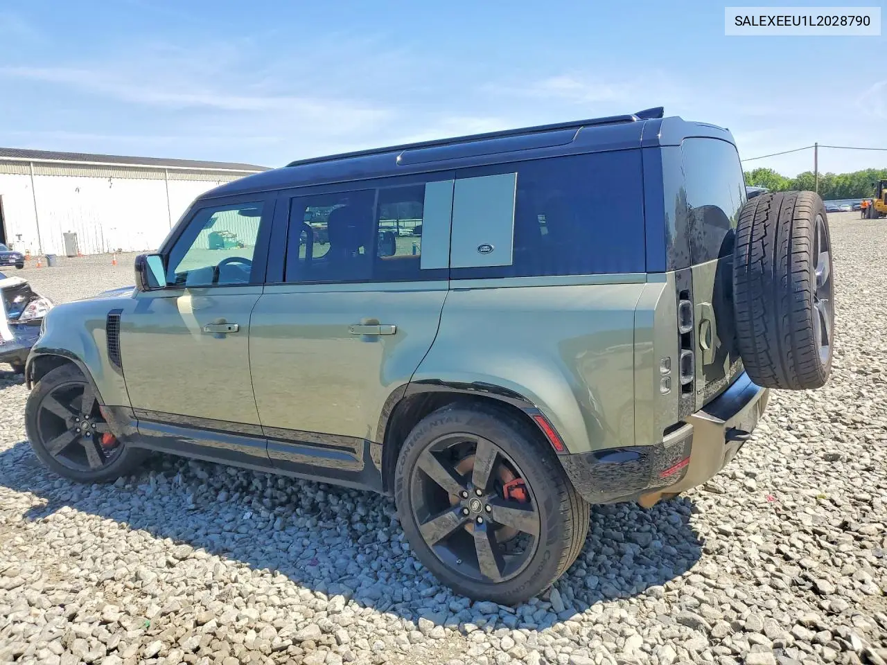 2020 Land Rover Defender 110 X VIN: SALEXEEU1L2028790 Lot: 60943596