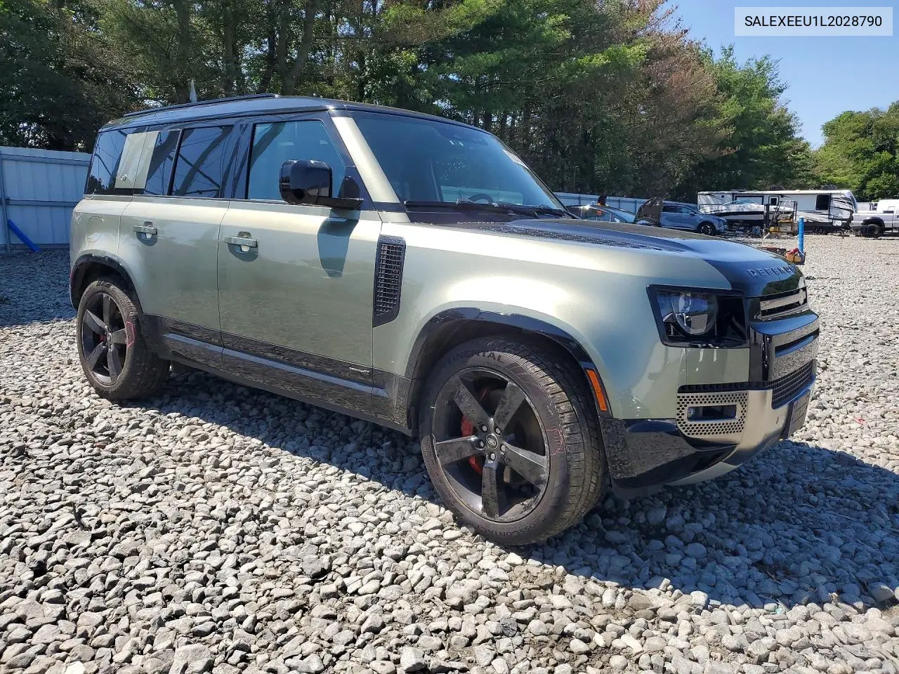 2020 Land Rover Defender 110 X VIN: SALEXEEU1L2028790 Lot: 60943596