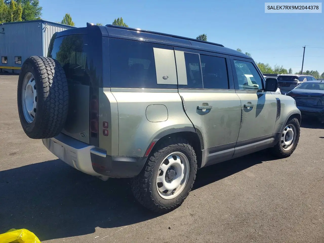 2021 Land Rover Defender 110 VIN: SALEK7RX9M2044378 Lot: 57026816