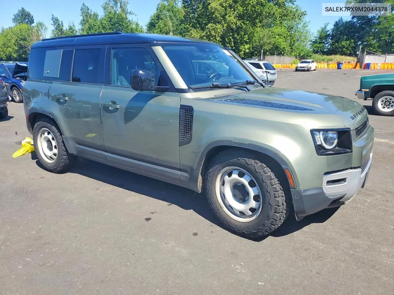 2021 Land Rover Defender 110 VIN: SALEK7RX9M2044378 Lot: 57026816
