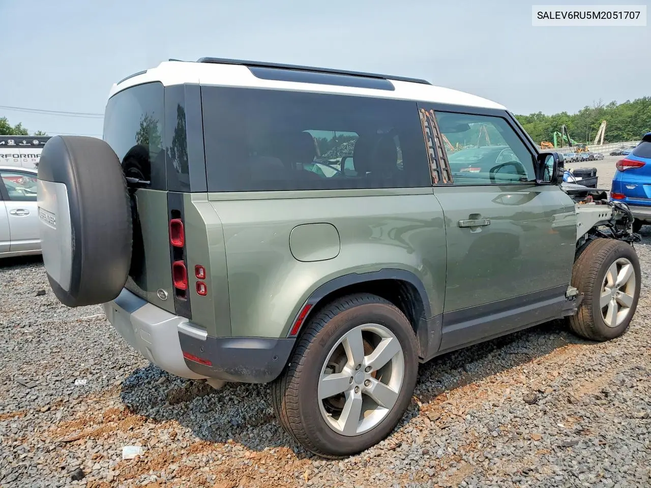 2021 Land Rover Defender VIN: SALEV6RU5M2051707 Lot: 60022026