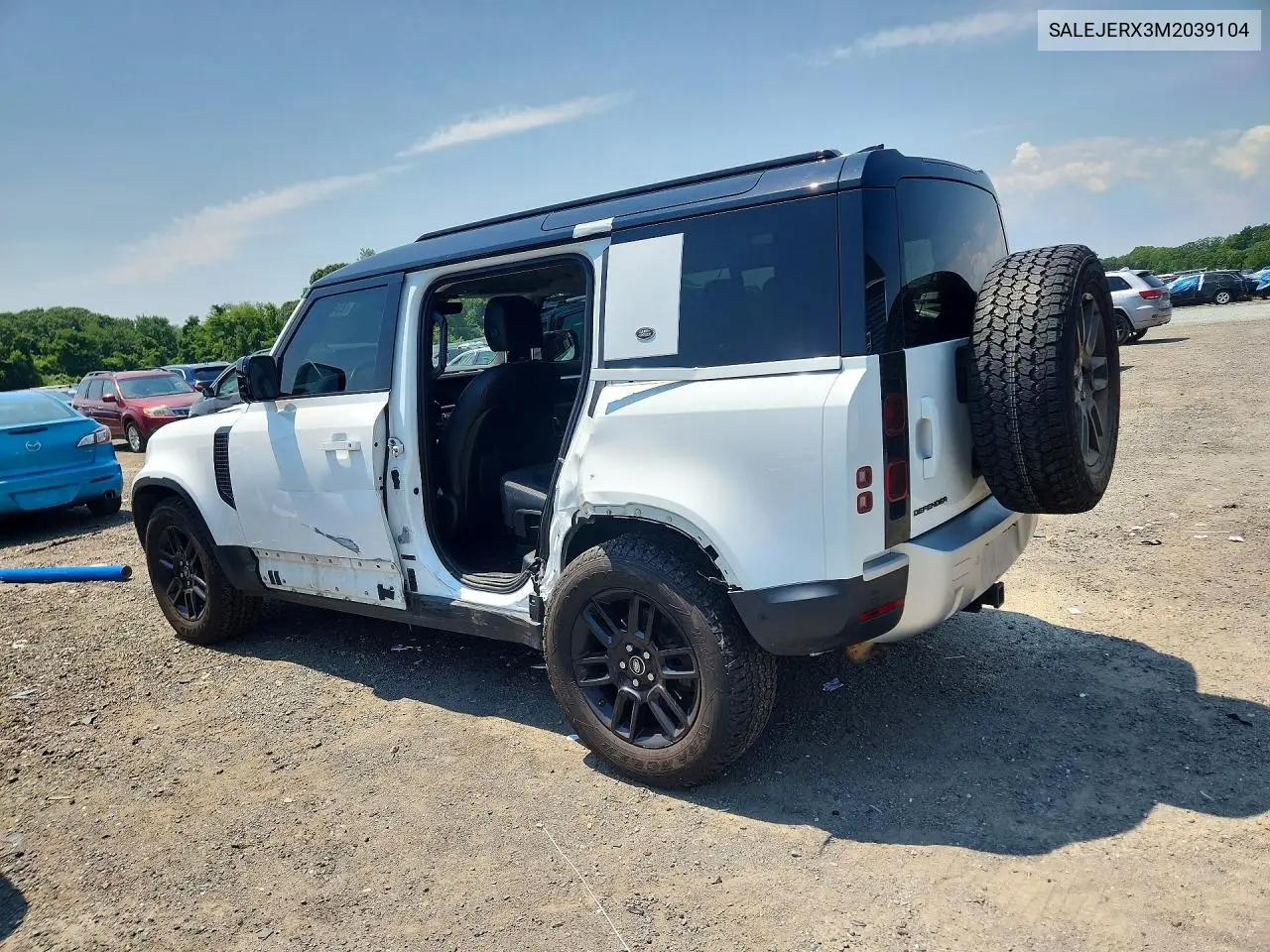 2021 Land Rover Defender 110 S VIN: SALEJERX3M2039104 Lot: 85459855