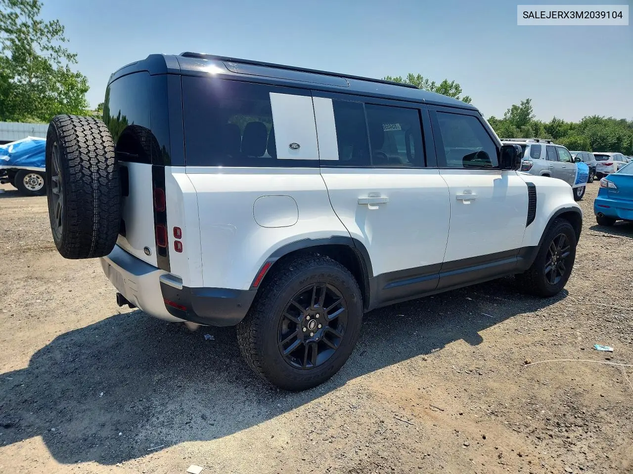 2021 Land Rover Defender 110 S VIN: SALEJERX3M2039104 Lot: 85459855