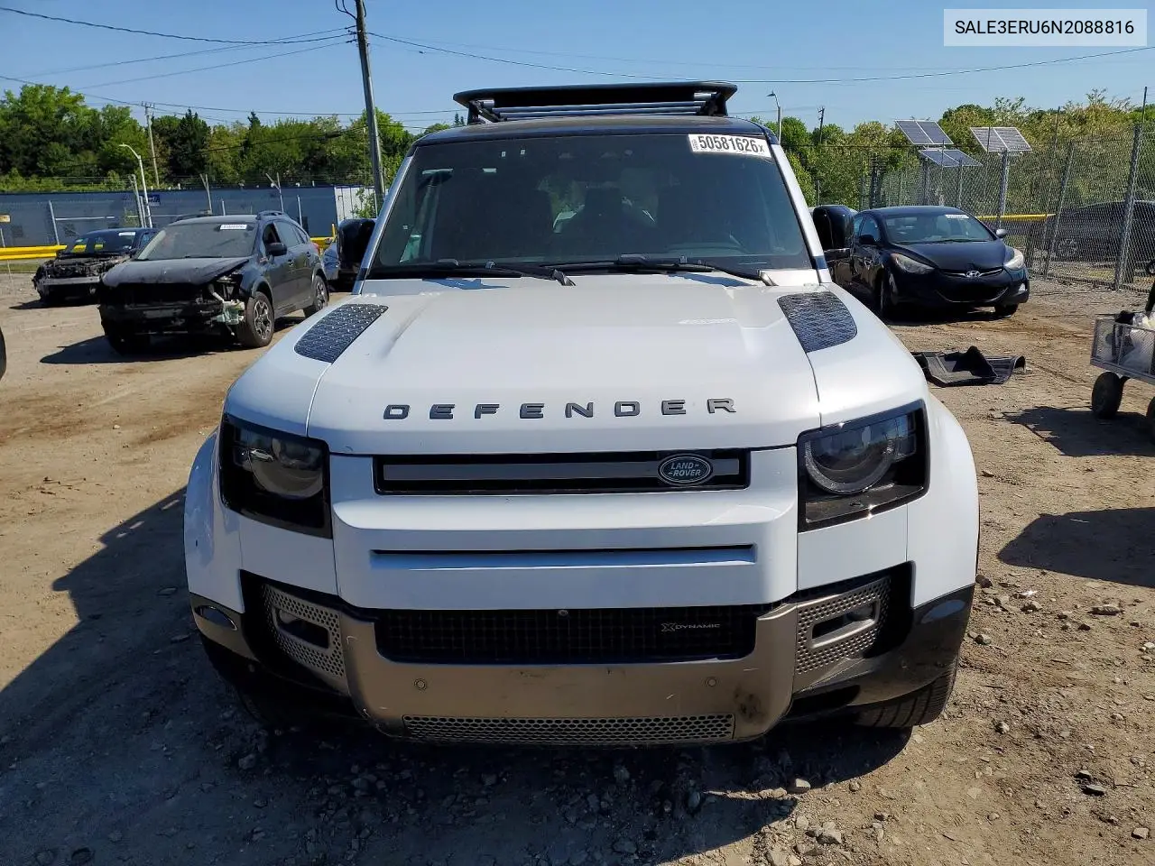 2022 Land Rover Defender 110 X-Dynamic Hse VIN: SALE3ERU6N2088816 Lot: 50581626