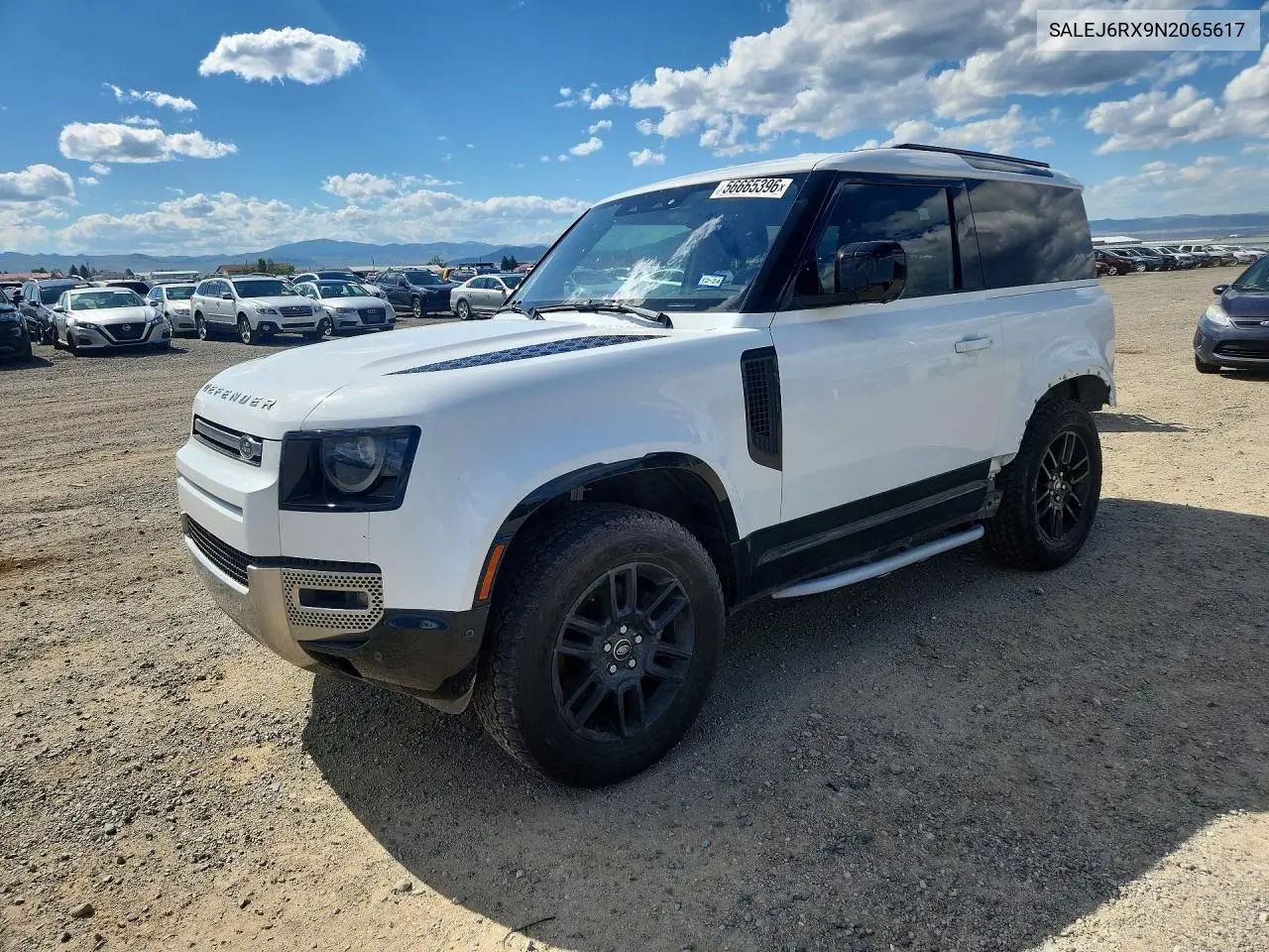 2022 Land Rover Defender 90 S VIN: SALEJ6RX9N2065617 Lot: 56665396