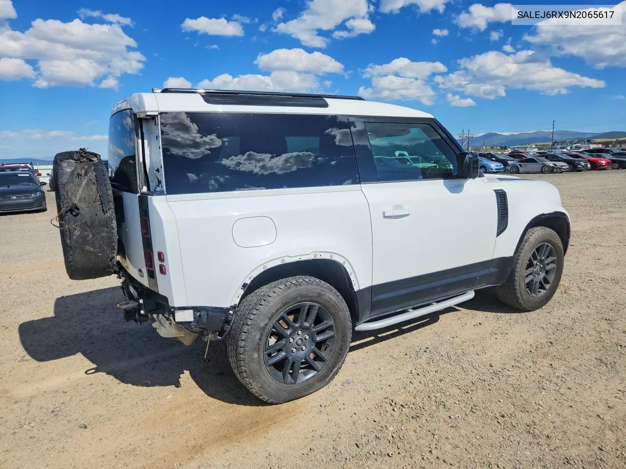 2022 Land Rover Defender 90 S VIN: SALEJ6RX9N2065617 Lot: 56665396