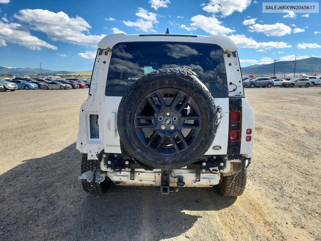 2022 Land Rover Defender 90 S VIN: SALEJ6RX9N2065617 Lot: 56665396