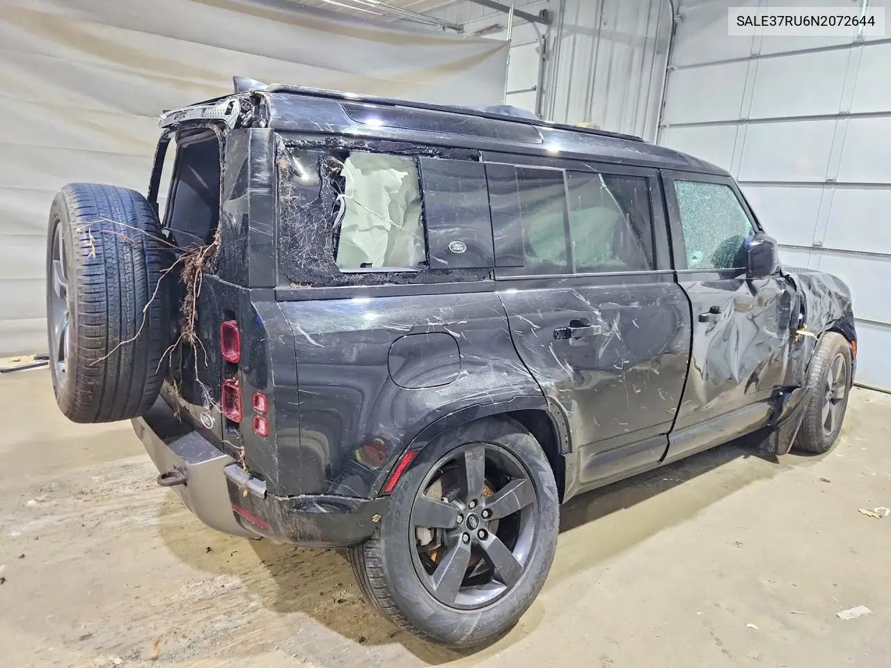 2022 Land Rover Defender 110 X-Dynamic Hse VIN: SALE37RU6N2072644 Lot: 58562146