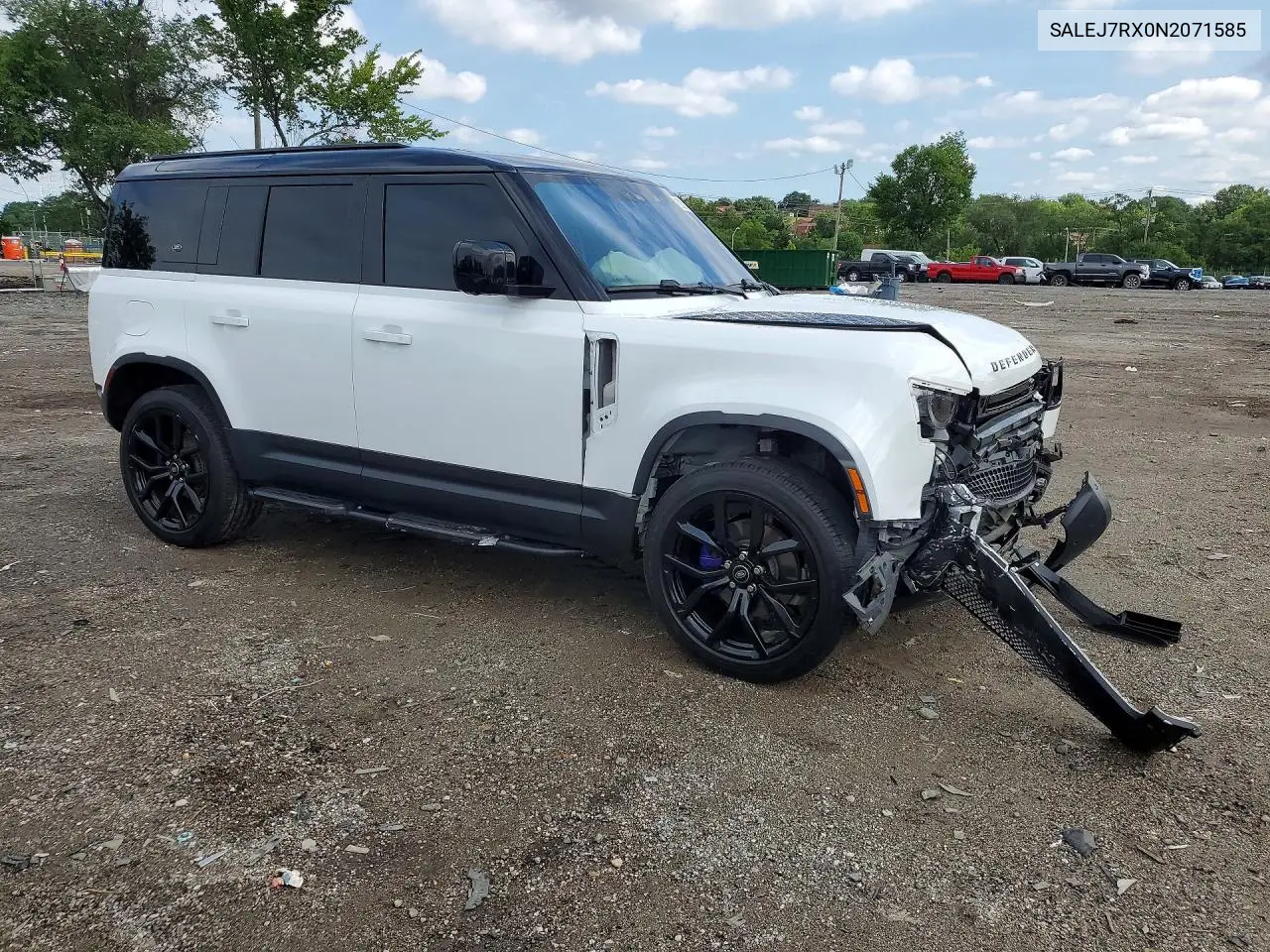 2022 Land Rover Defender 110 S VIN: SALEJ7RX0N2071585 Lot: 60301846