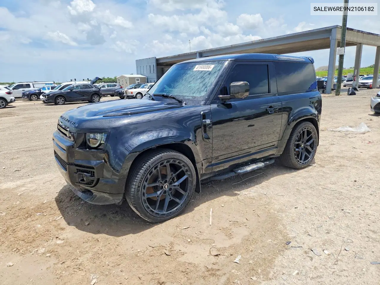 2022 Land Rover Defender 90 VIN: SALEW6RE9N2106182 Lot: 61600086