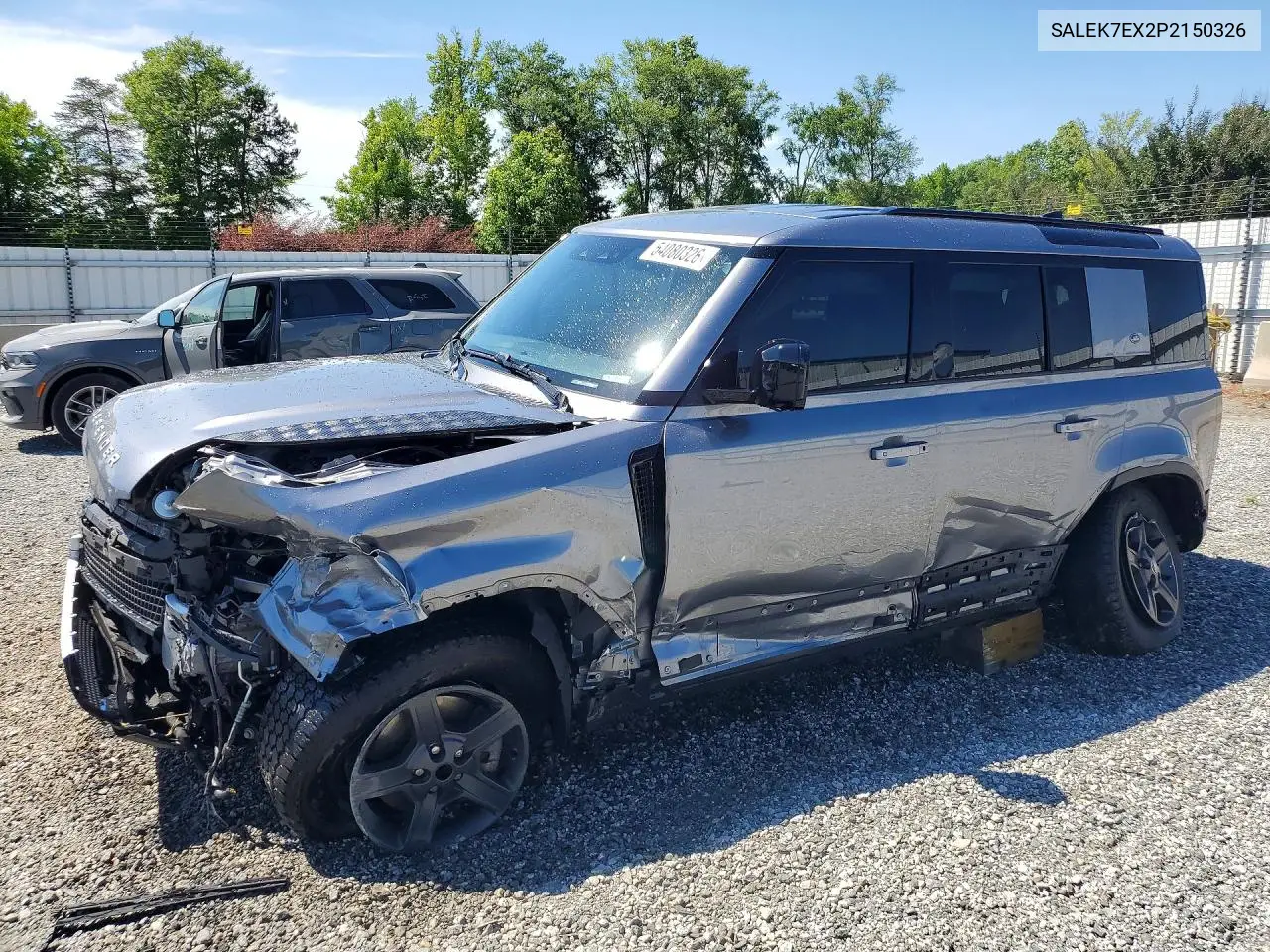 2023 Land Rover Defender 110 VIN: SALEK7EX2P2150326 Lot: 54080326