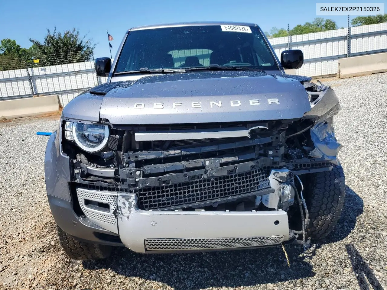 2023 Land Rover Defender 110 VIN: SALEK7EX2P2150326 Lot: 54080326