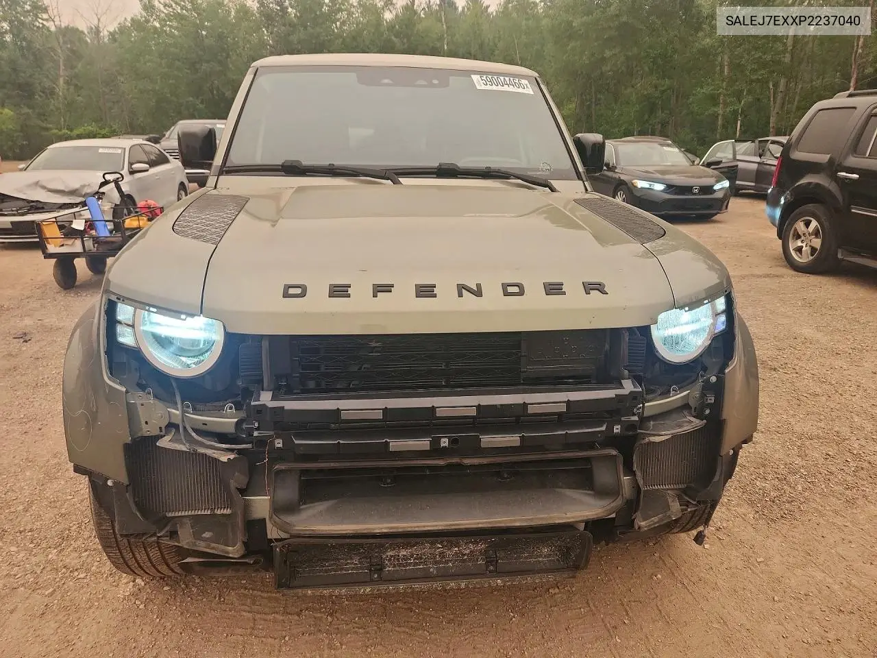 2023 Land Rover Defender 110 S VIN: SALEJ7EXXP2237040 Lot: 59004466