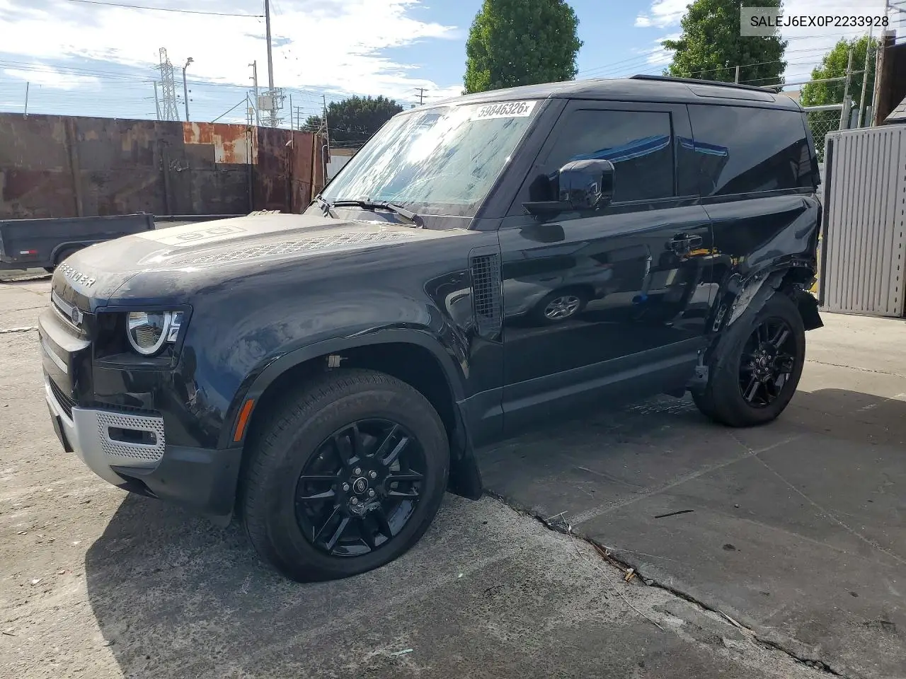 2023 Land Rover Defender 90 S VIN: SALEJ6EX0P2233928 Lot: 59846326