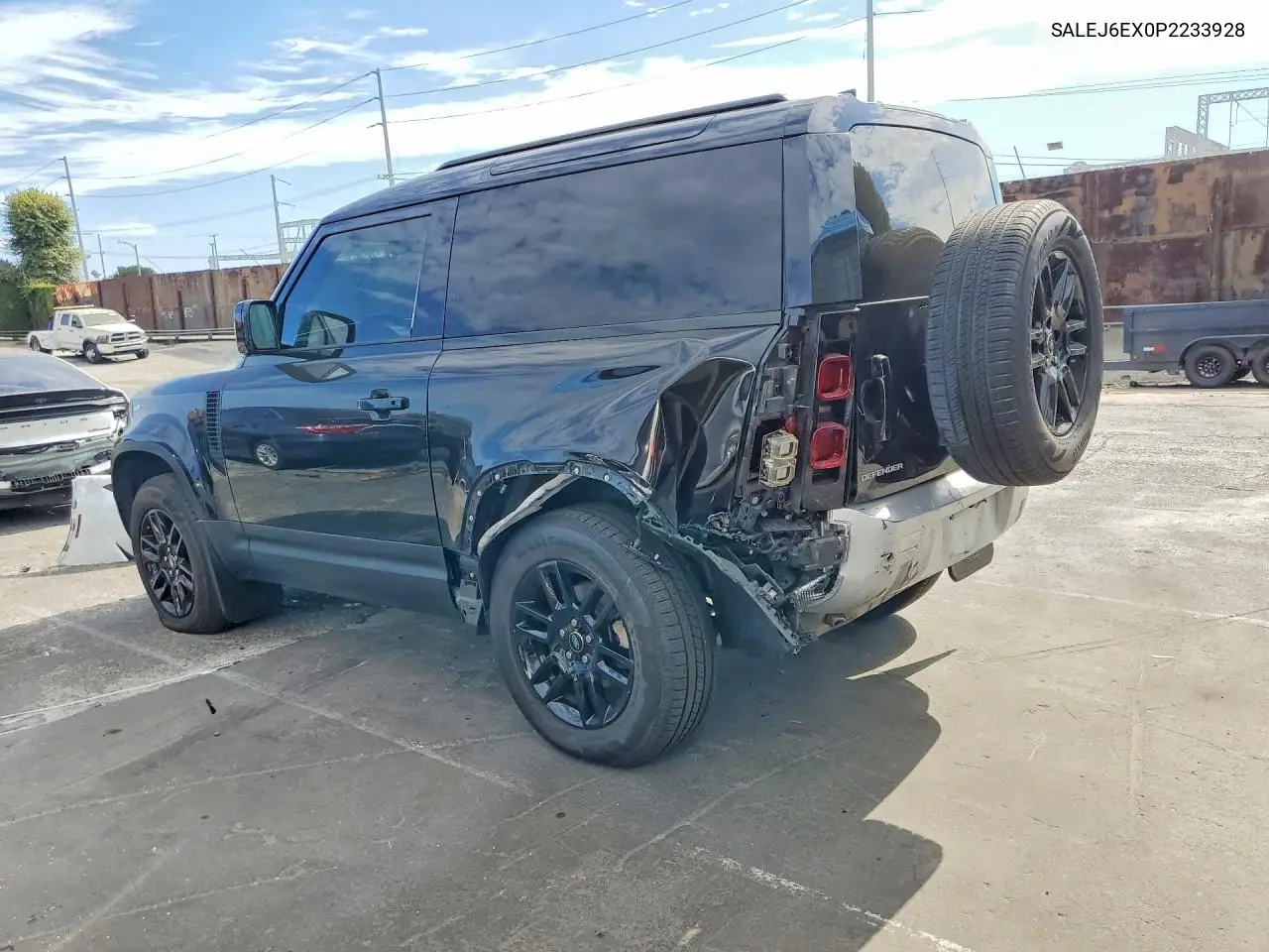 2023 Land Rover Defender 90 S VIN: SALEJ6EX0P2233928 Lot: 59846326
