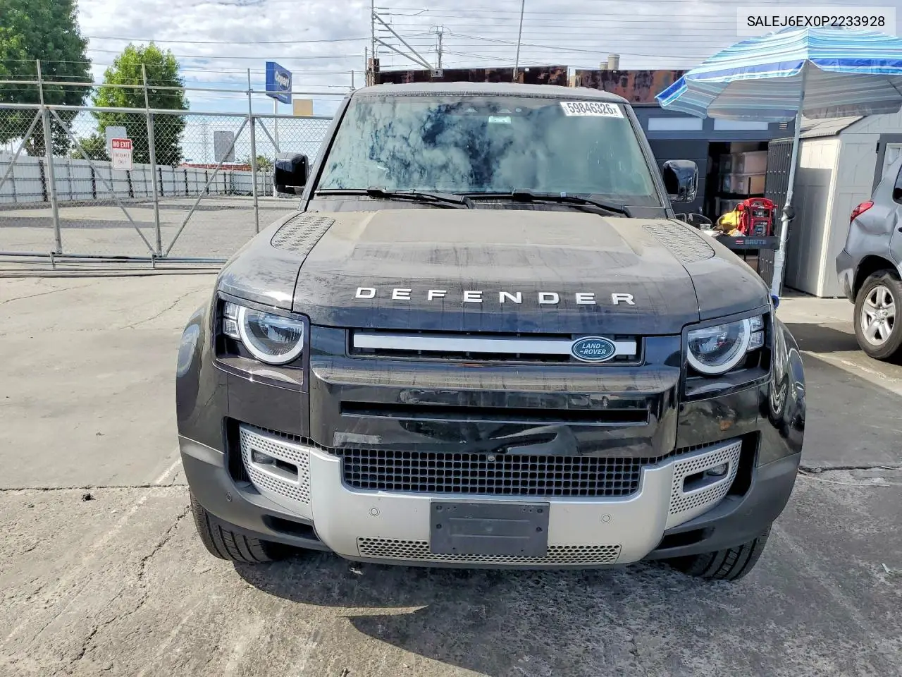 2023 Land Rover Defender 90 S VIN: SALEJ6EX0P2233928 Lot: 59846326