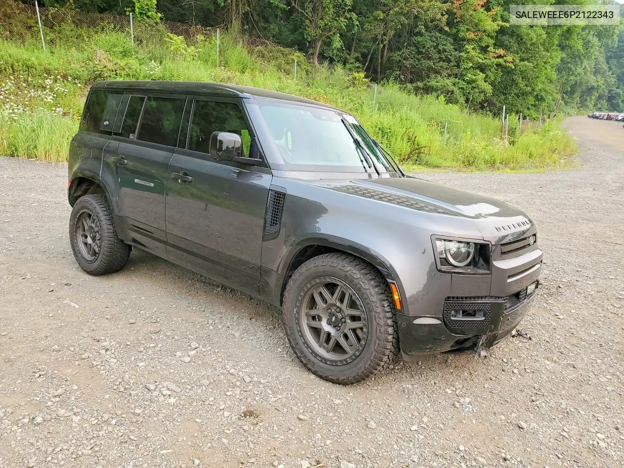 2023 Land Rover Defender 110 VIN: SALEWEEE6P2122343 Lot: 61390456
