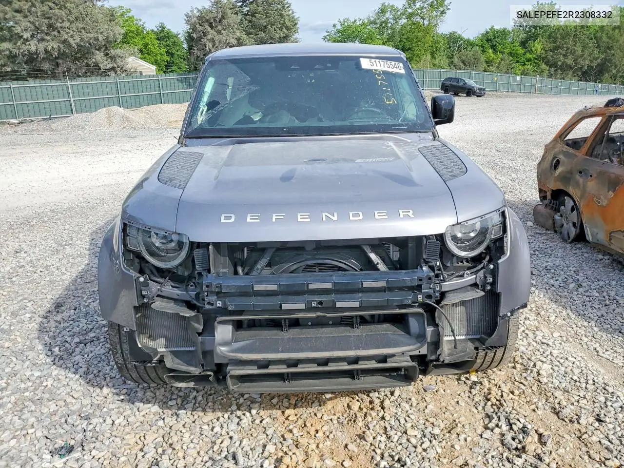 2024 Land Rover Defender 110 Se VIN: SALEPEFE2R2308332 Lot: 51175546