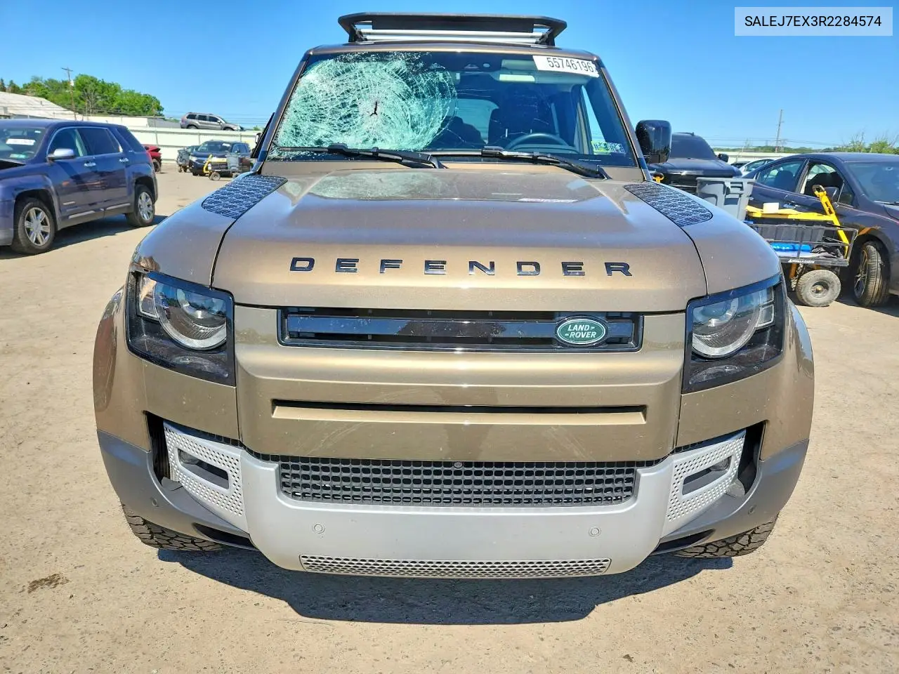 2024 Land Rover Defender 110 S VIN: SALEJ7EX3R2284574 Lot: 55746196