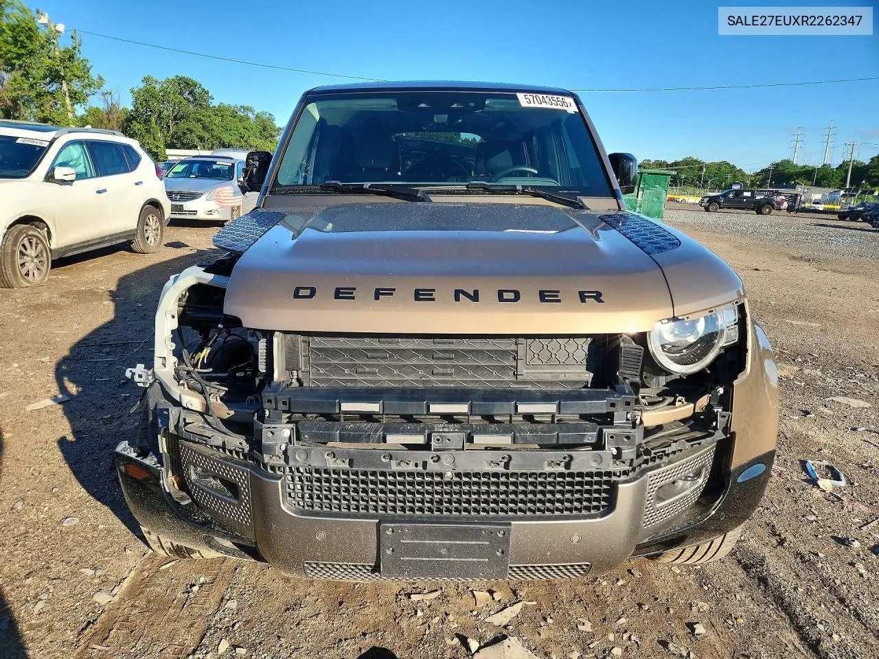 2024 Land Rover Defender 110 X-Dynamic Se VIN: SALE27EUXR2262347 Lot: 57043556
