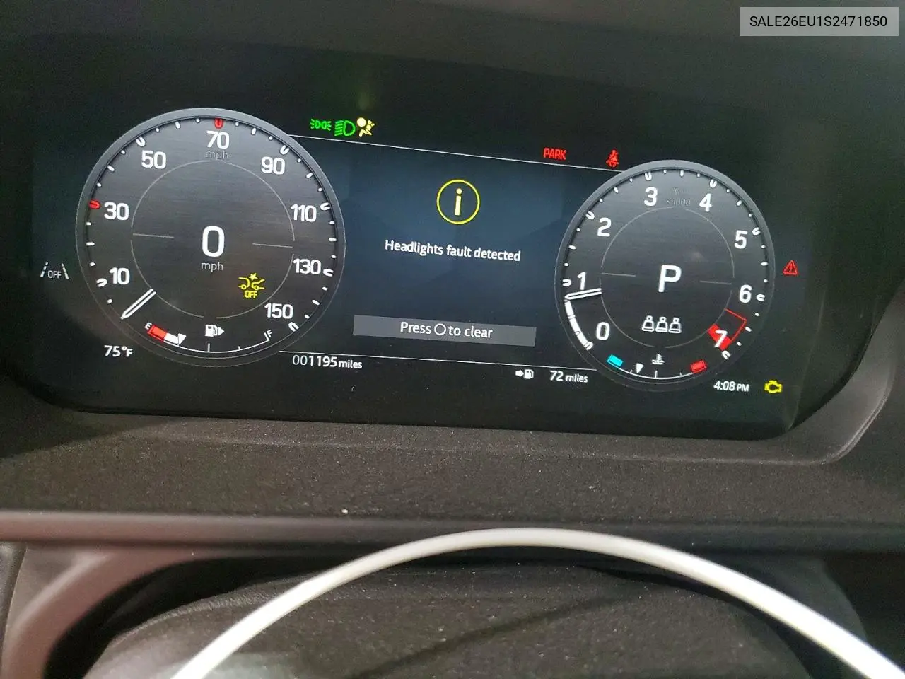 2025 Land Rover Defender 90 X-Dynamic Se VIN: SALE26EU1S2471850 Lot: 53412386