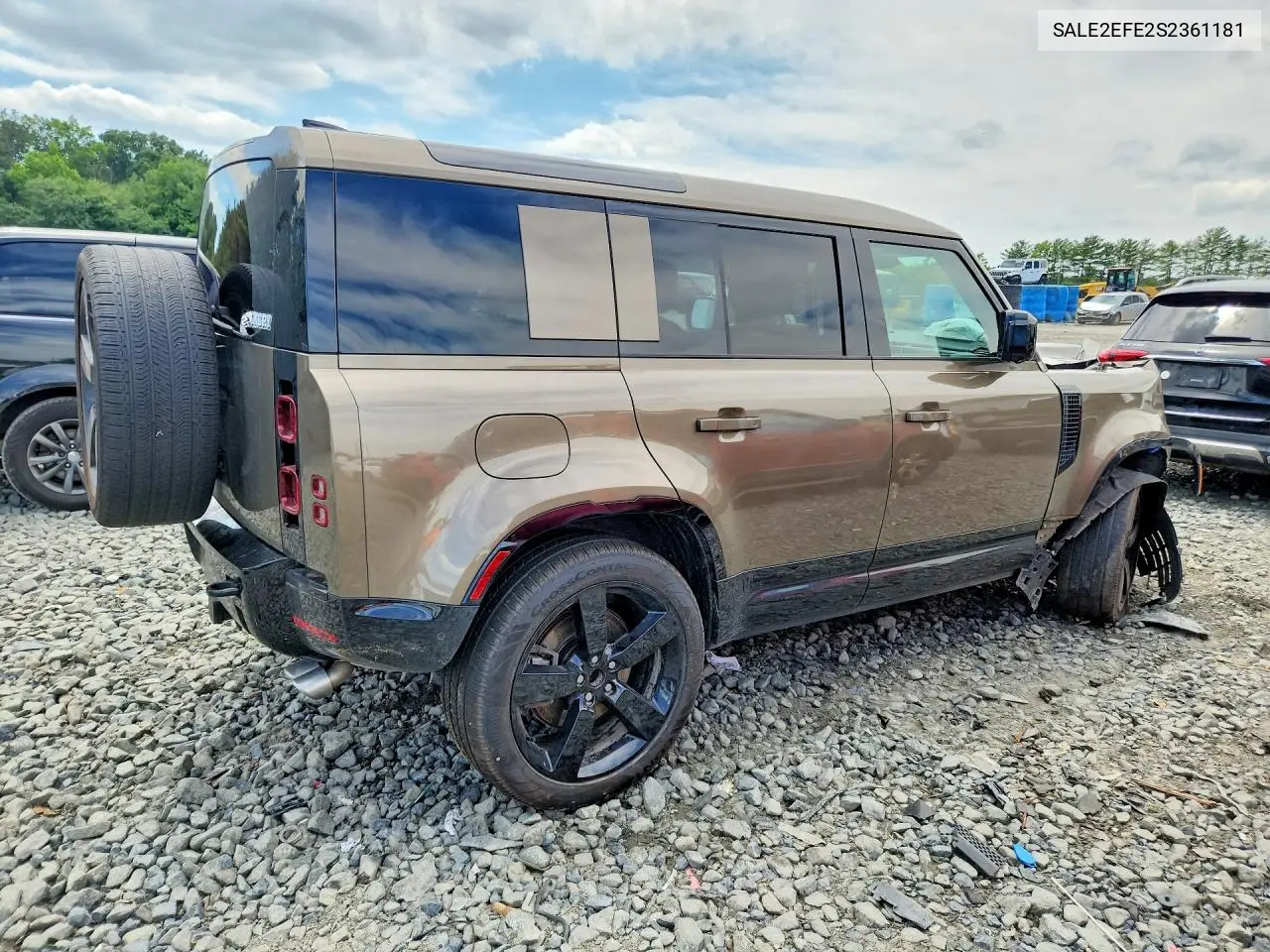 2025 Land Rover Defender 110 X-Dynamic Se VIN: SALE2EFE2S2361181 Lot: 57536226