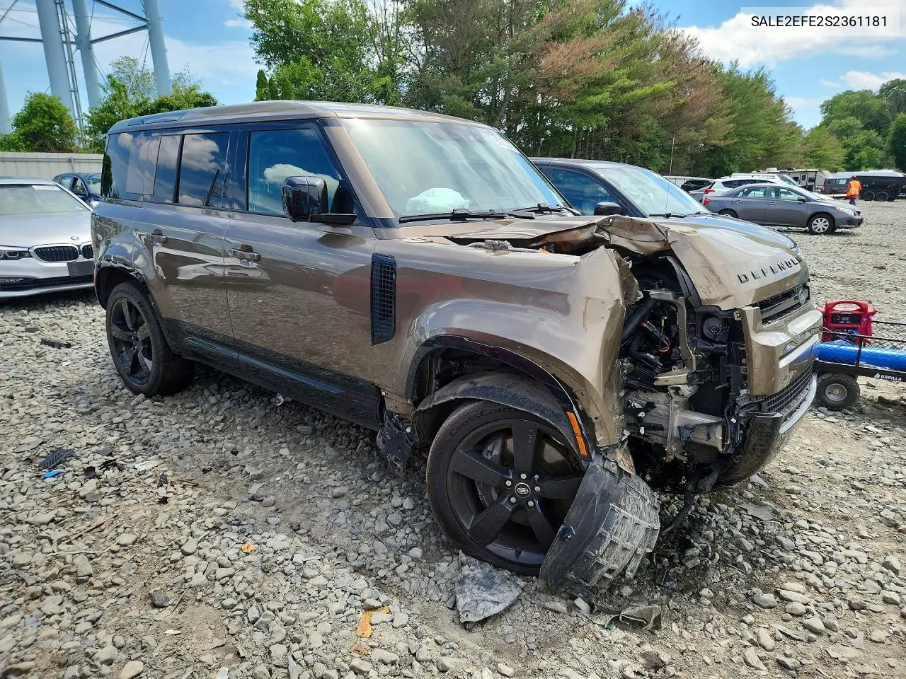 2025 Land Rover Defender 110 X-Dynamic Se VIN: SALE2EFE2S2361181 Lot: 57536226