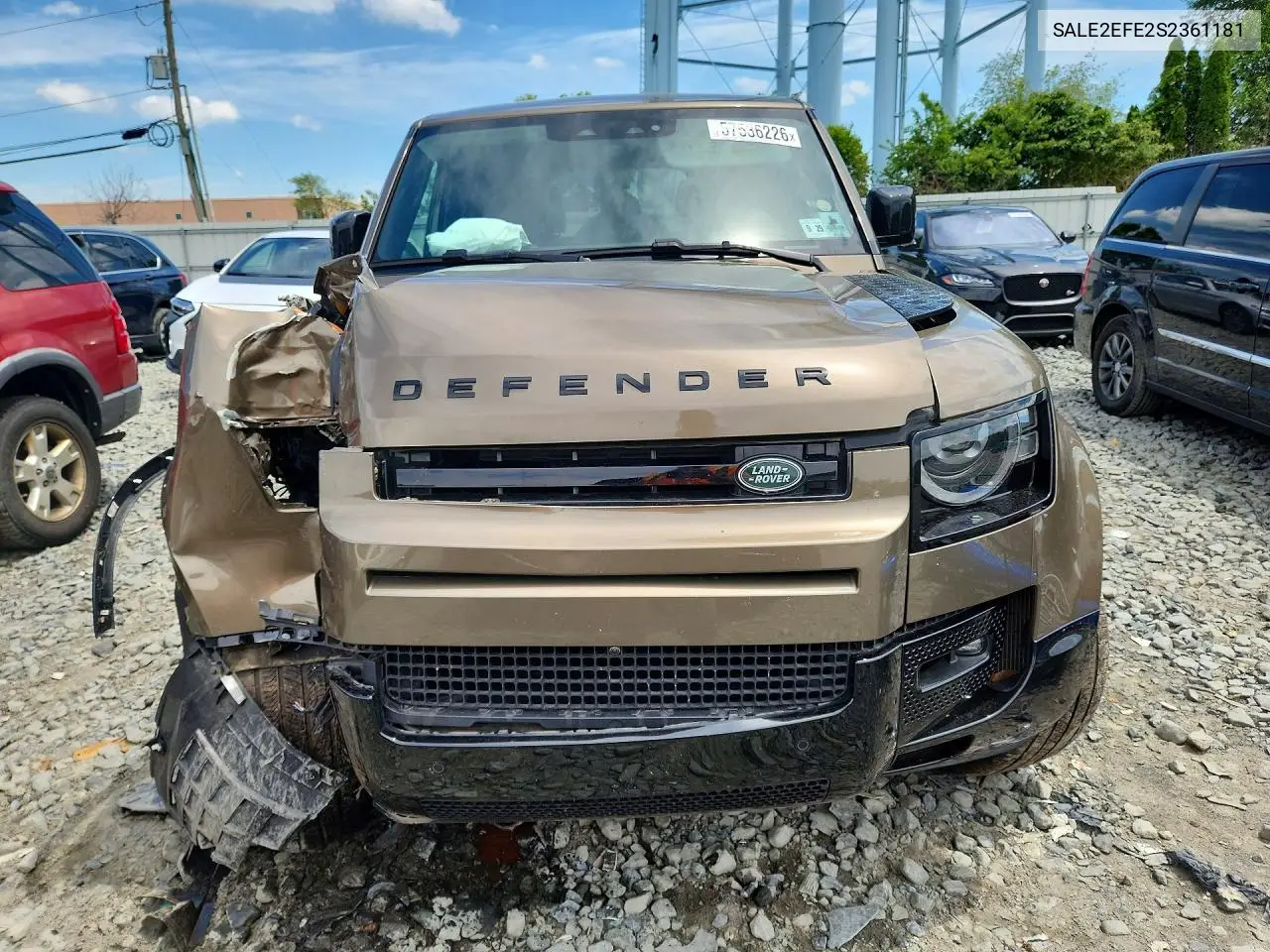 2025 Land Rover Defender 110 X-Dynamic Se VIN: SALE2EFE2S2361181 Lot: 57536226