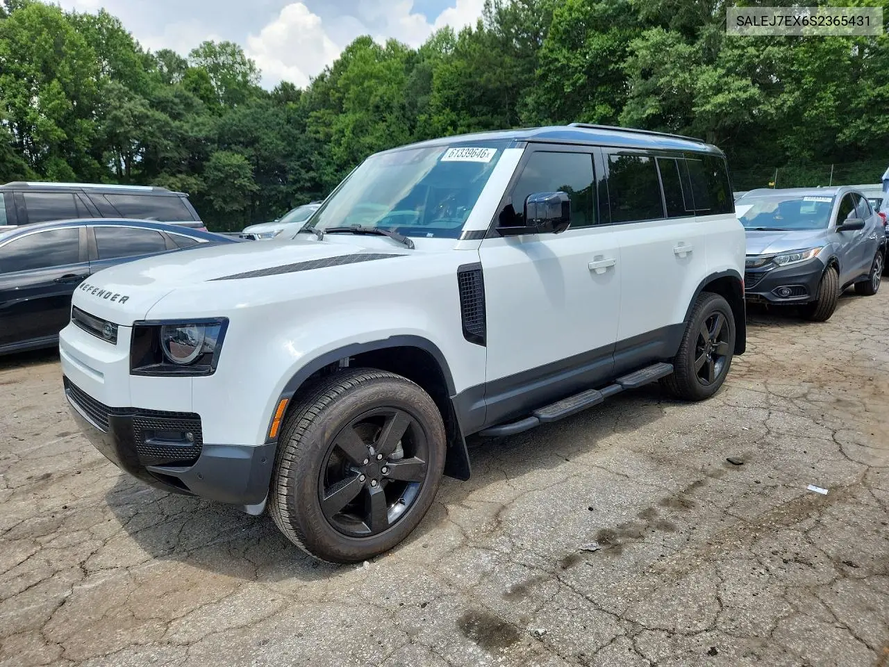 2025 Land Rover Defender 110 S VIN: SALEJ7EX6S2365431 Lot: 61339646