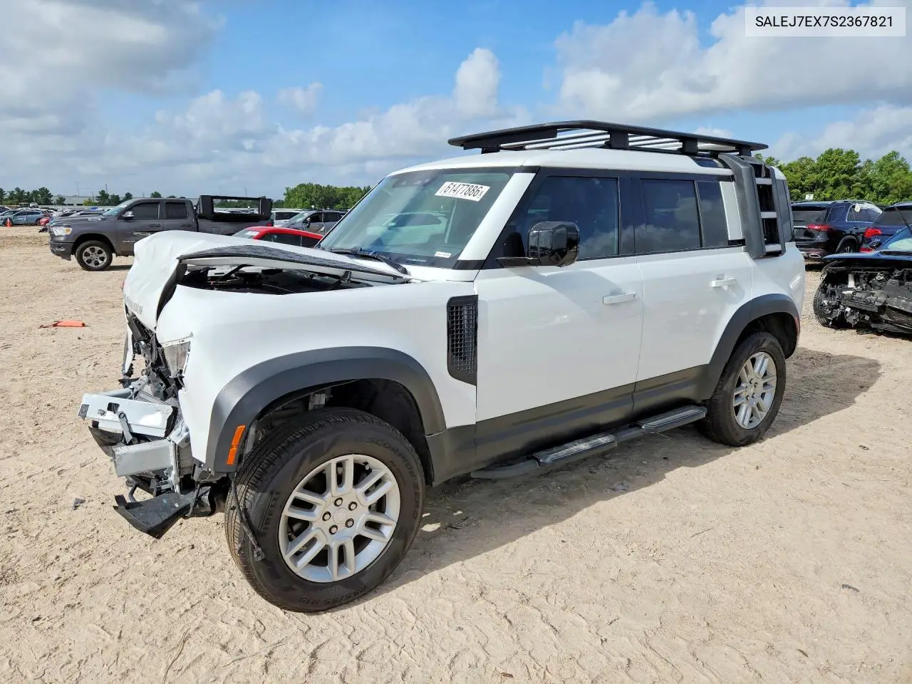 2025 Land Rover Defender 110 S VIN: SALEJ7EX7S2367821 Lot: 61477886