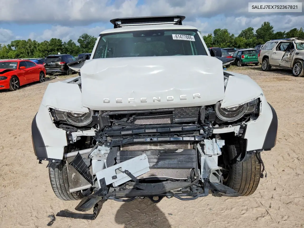 2025 Land Rover Defender 110 S VIN: SALEJ7EX7S2367821 Lot: 61477886