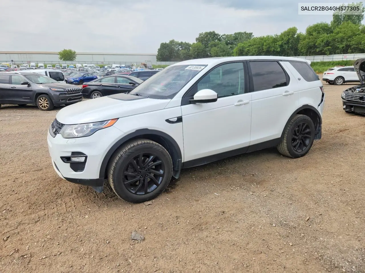 2016 Land Rover Discovery Sport Hse VIN: SALCR2BG4GH577305 Lot: 60138926
