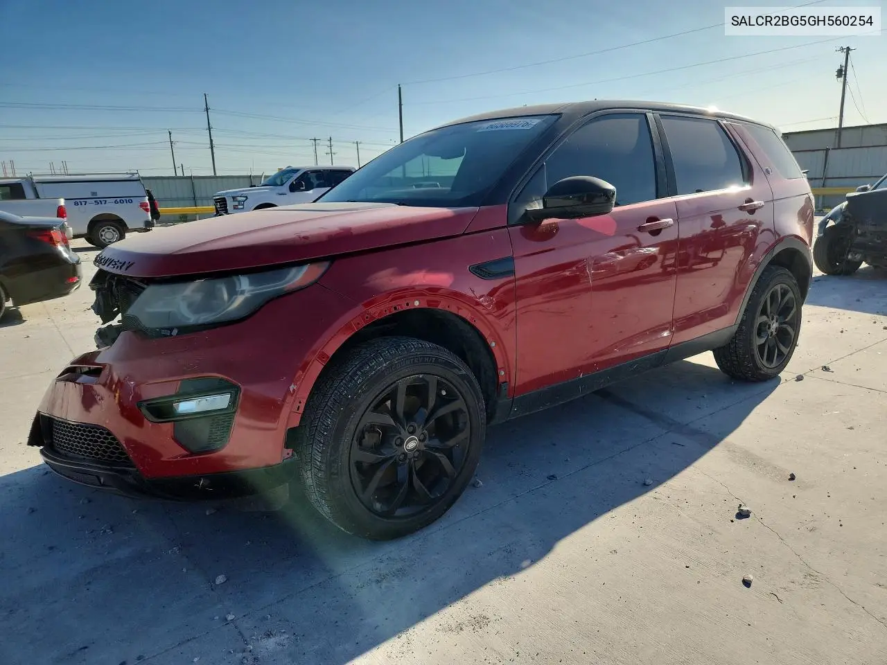 2016 Land Rover Discovery Sport Hse VIN: SALCR2BG5GH560254 Lot: 60566976