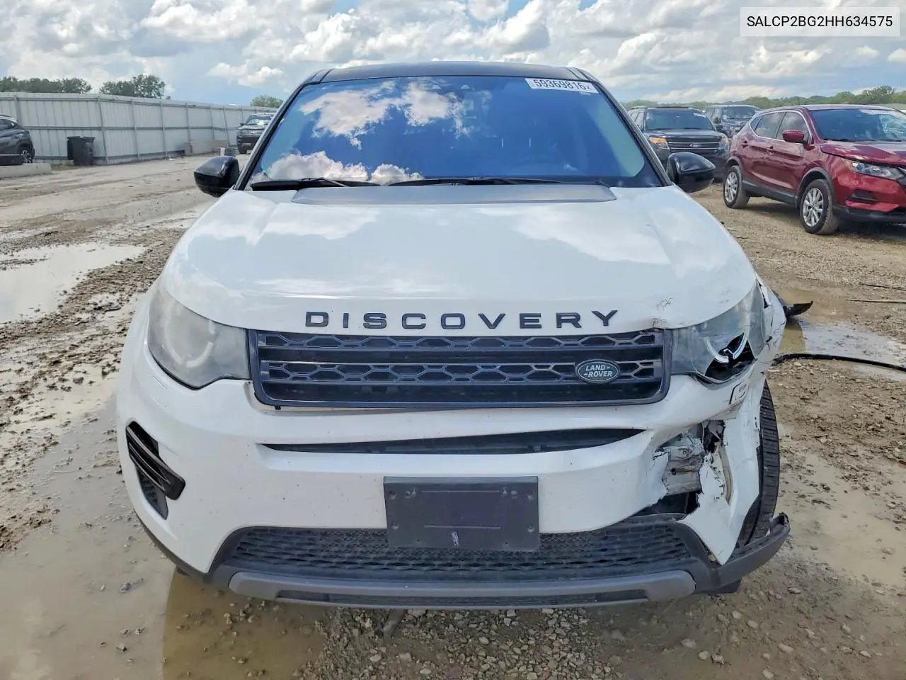 2017 Land Rover Discovery Sport Se VIN: SALCP2BG2HH634575 Lot: 59369816