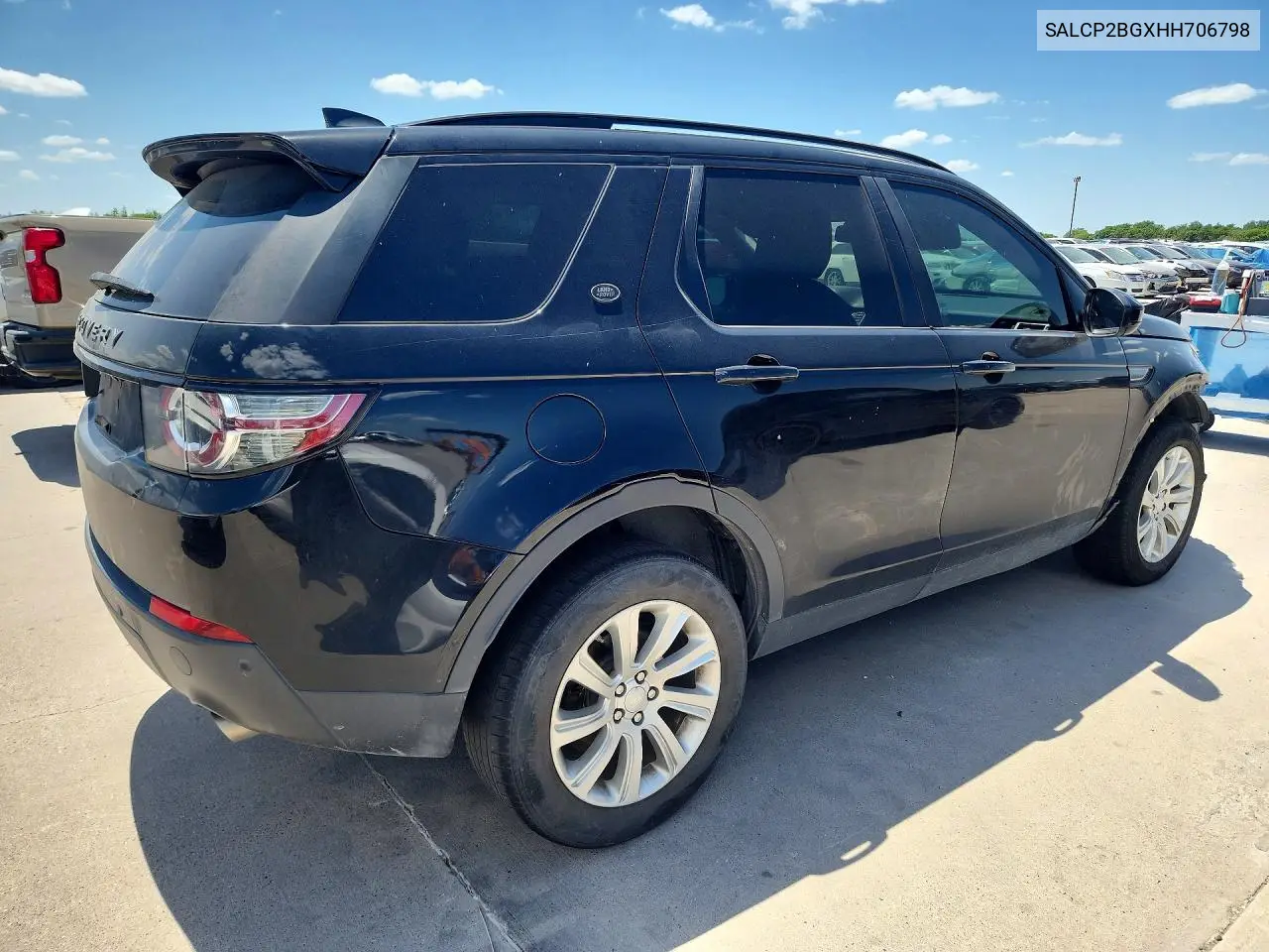 2017 Land Rover Discovery Sport Se VIN: SALCP2BGXHH706798 Lot: 59884336