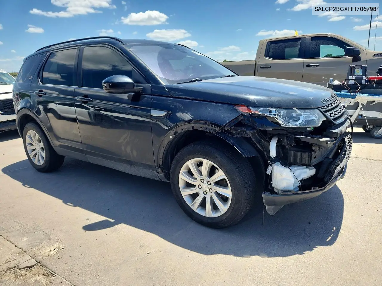 2017 Land Rover Discovery Sport Se VIN: SALCP2BGXHH706798 Lot: 59884336