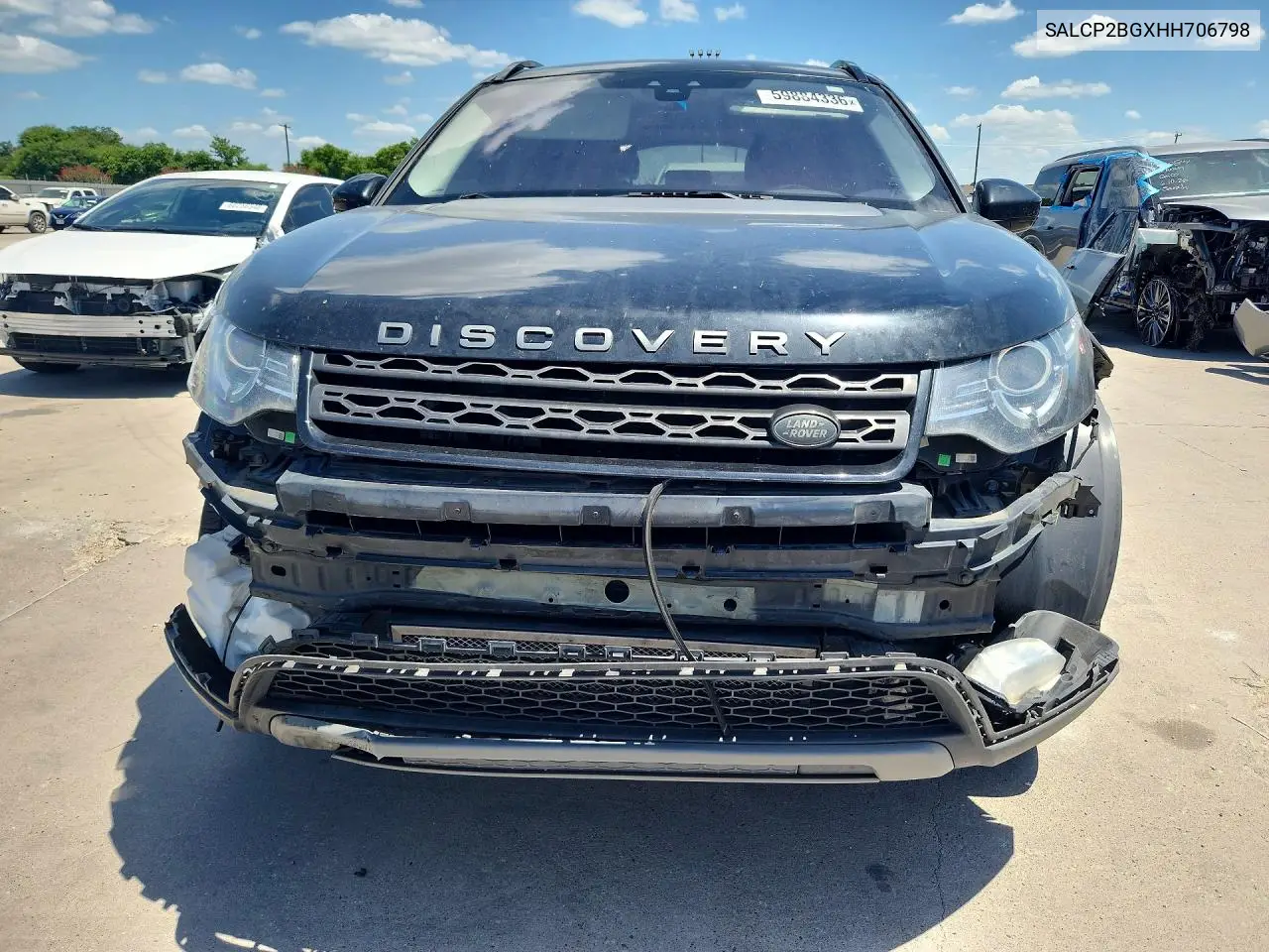 2017 Land Rover Discovery Sport Se VIN: SALCP2BGXHH706798 Lot: 59884336
