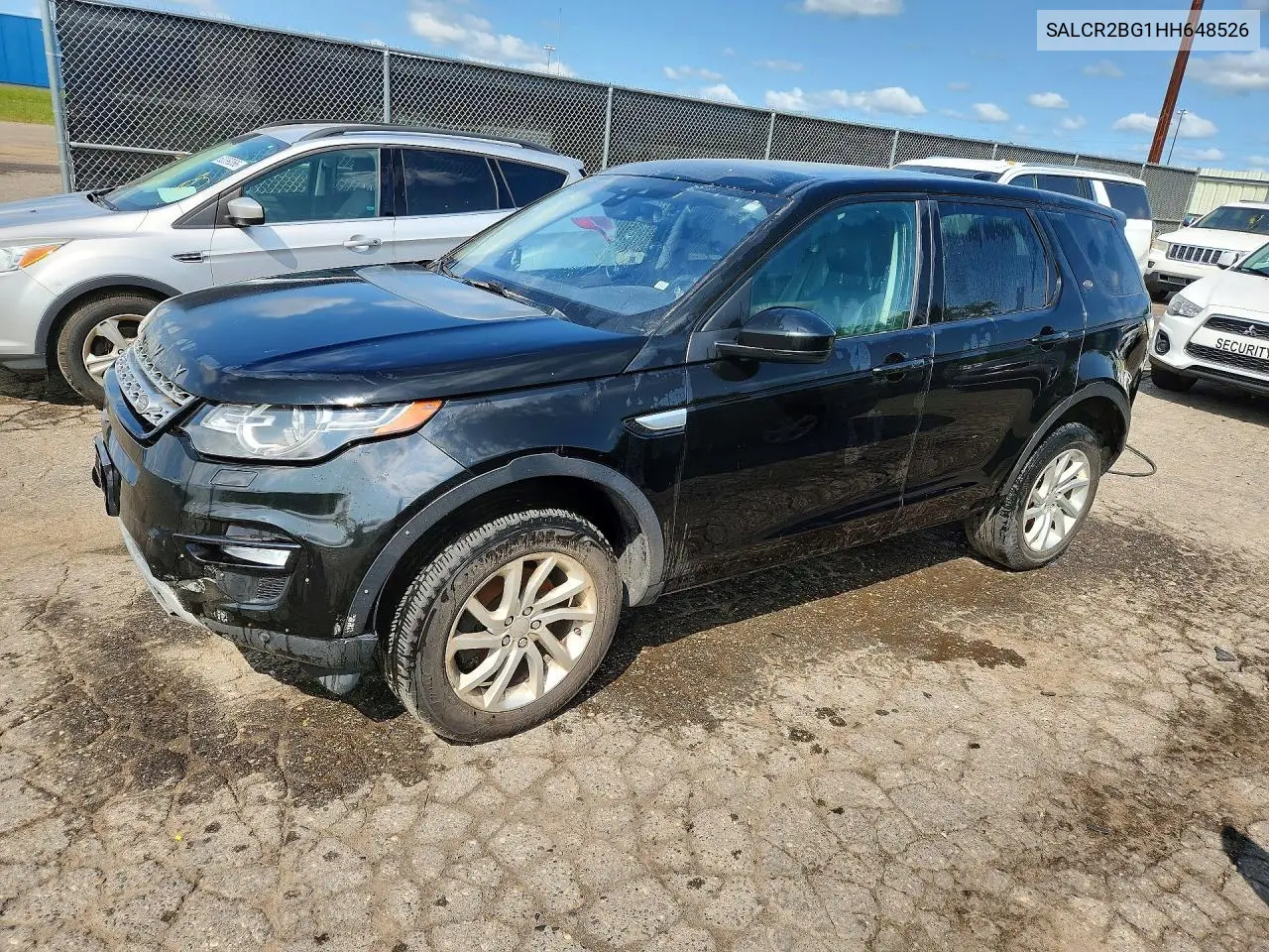2017 Land Rover Discovery Sport Hse VIN: SALCR2BG1HH648526 Lot: 60152446