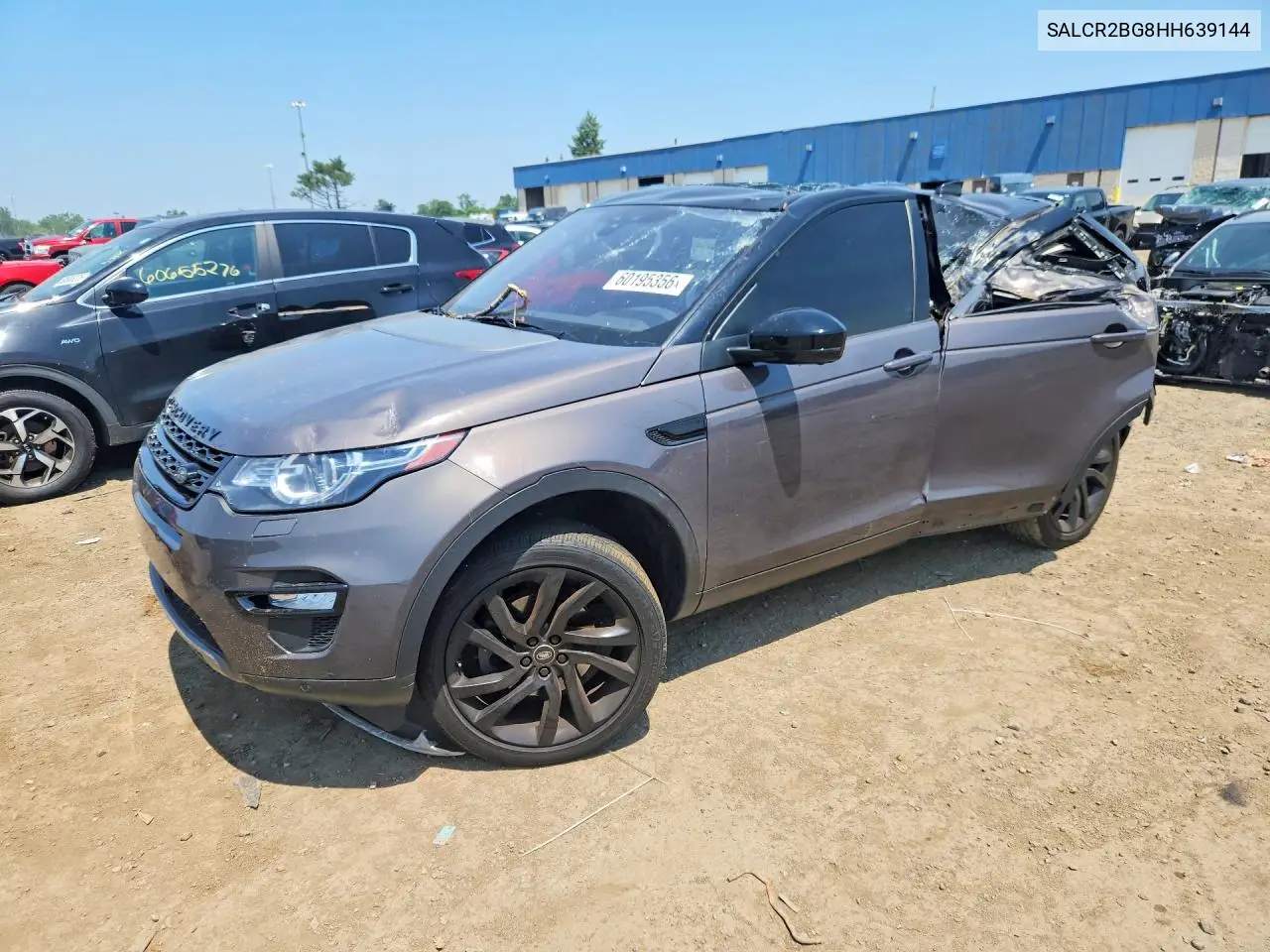2017 Land Rover Discovery Sport Hse VIN: SALCR2BG8HH639144 Lot: 60195356
