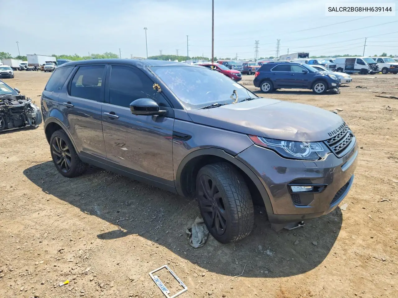 2017 Land Rover Discovery Sport Hse VIN: SALCR2BG8HH639144 Lot: 60195356