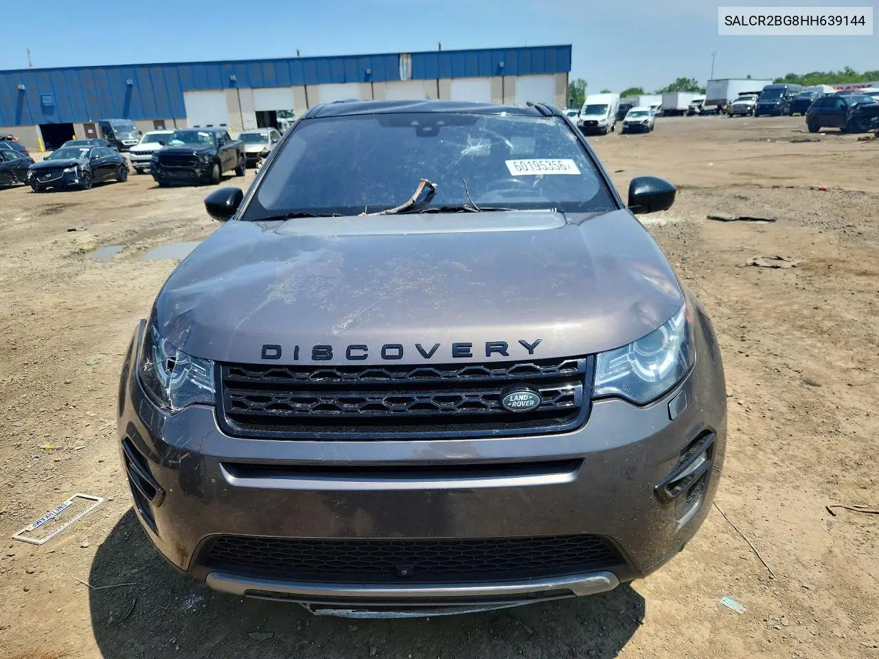 2017 Land Rover Discovery Sport Hse VIN: SALCR2BG8HH639144 Lot: 60195356