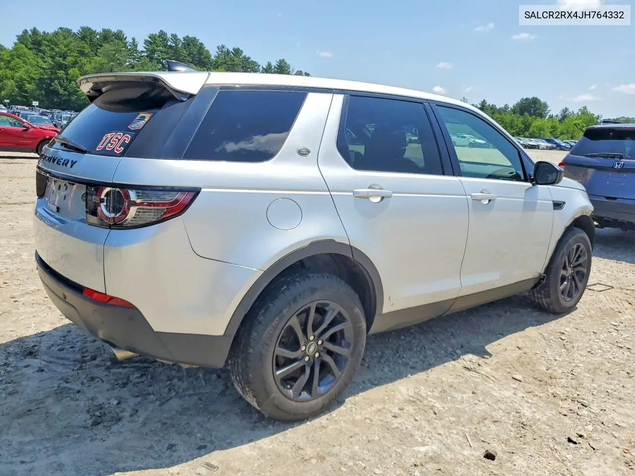 2018 Land Rover Discovery Sport Hse VIN: SALCR2RX4JH764332 Lot: 49908516