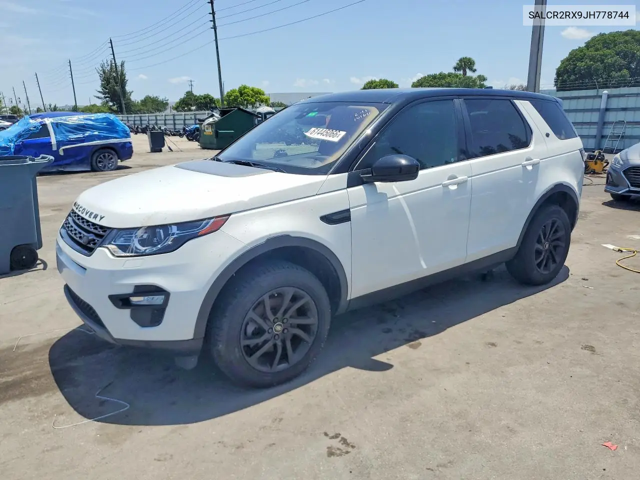 2018 Land Rover Discovery Sport Hse VIN: SALCR2RX9JH778744 Lot: 61445066