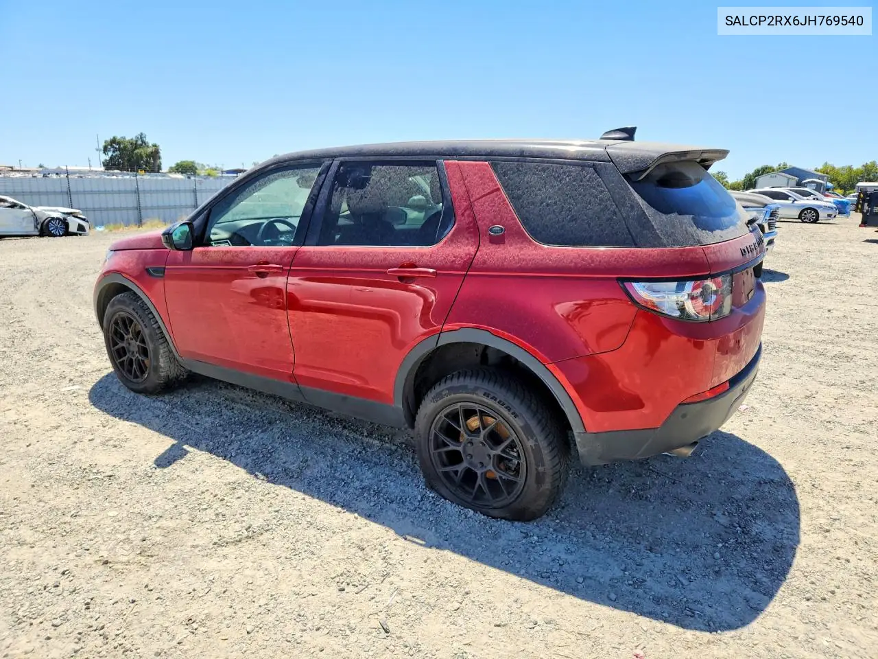 2018 Land Rover Discovery Sport Se VIN: SALCP2RX6JH769540 Lot: 61670936