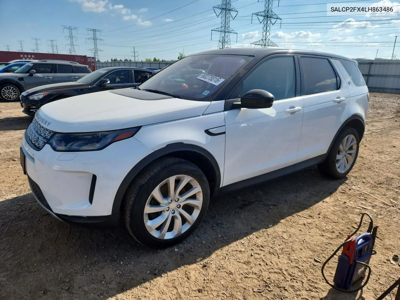 2020 Land Rover Discovery Sport Se VIN: SALCP2FX4LH863486 Lot: 60278016