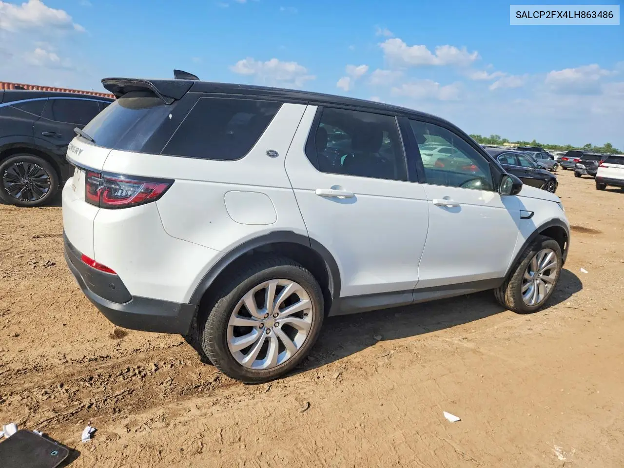 2020 Land Rover Discovery Sport Se VIN: SALCP2FX4LH863486 Lot: 60278016