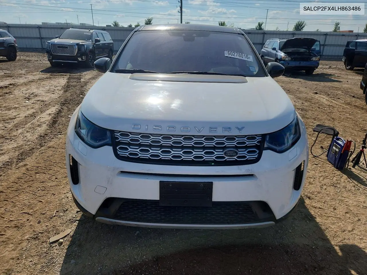2020 Land Rover Discovery Sport Se VIN: SALCP2FX4LH863486 Lot: 60278016