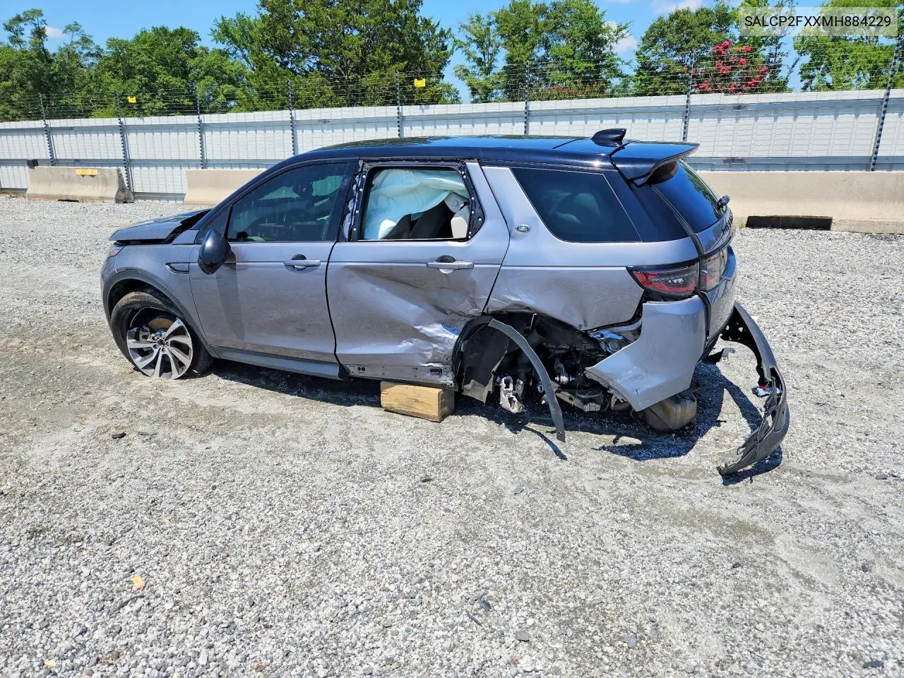2021 Land Rover Discovery Sport Se VIN: SALCP2FXXMH884229 Lot: 60045386