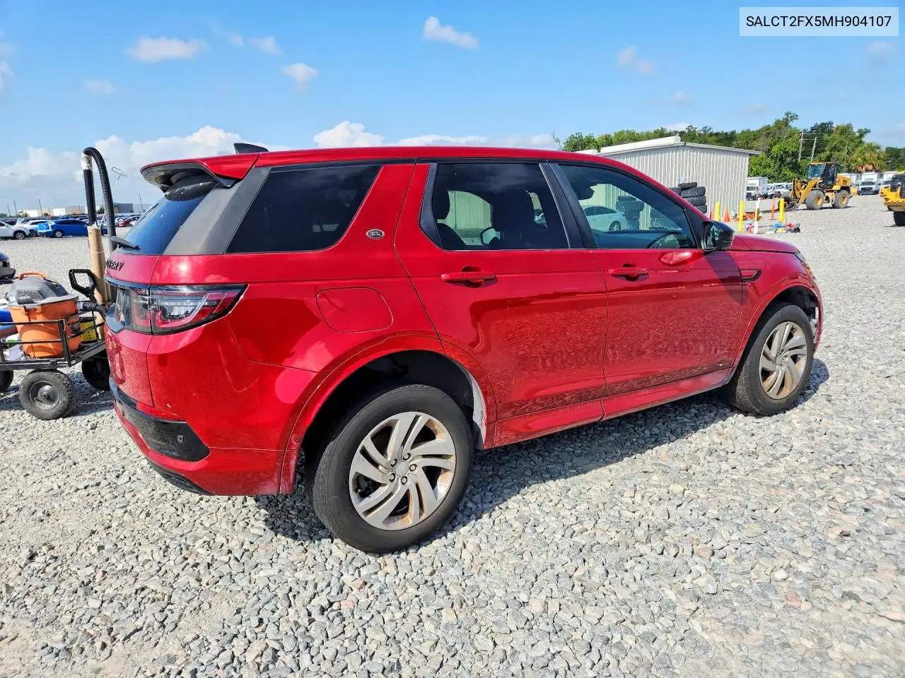 2021 Land Rover Discovery Sport S R-Dynamic VIN: SALCT2FX5MH904107 Lot: 61549786